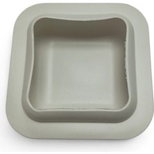 Karadağ Metal Silikon Kare Pasta Kalıbı 7 cm