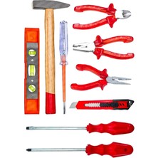 Moonshop 3lü Pense 4lü Tornavida Su Terazisi Çekiç