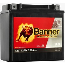 Banner Bike Bull Agm 51214 YTX14-BS 12 V 12 Ah 1