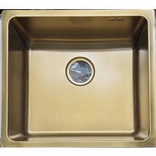 Gralux Evye Yeni Ürün 40 x 45 Tezgah Üstü & Tezgah Altı Uygulamalı Titanyum Pvd Kaplama