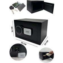 Moonshop Pro Seri Elektronik Şifreli Para Çelik ve Otel Kasası Paslanmaz Çift Anahtarlı