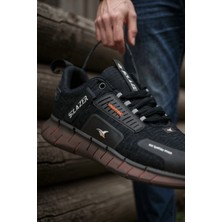 Solazer Erkek Rahat Sneaker Günlük Siyah-Tur. Spor Ayakkabı