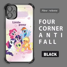 Ucuc Samsung Galaxy A06 Uyumlu Şeffaf Dört Köşe Kaplama Parlak Kenar Silikon Kılıf