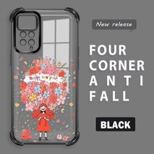 Ucuc Redmi Note 12 Pro 4g Uyumlu Şeffaf Dört Köşe Kaplama Parlak Kenar Silikon Kılıf