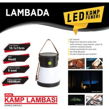 Keskin Sound Kamp Feneri Güneş Enerjili Çakarlı 5 Fonksiyon