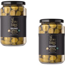 Tardas Organik Yeşil Çizik Zeytin 420GR x 2 Adet
