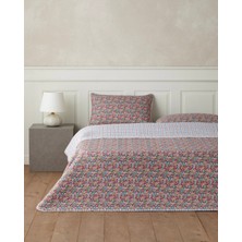 English Home Cherry Plaid  Tek Kişilik Yatak Örtüsü Takımı 160x220 cm Fuşya