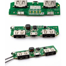 Dexim Powerbank Şarj Devresi 10000 Mah Powerbank Destekli – 2 USB Çıkışlı, 5V Çıkış