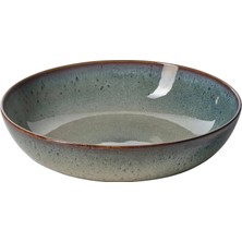 Ikea Gladelıg Seramik Servis Kasesi Bej-Yeşil 30 cm