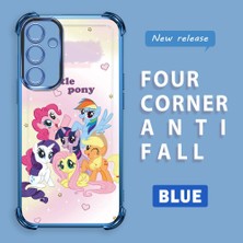 Ucuc Samsung Galaxy A16 Uyumlu Şeffaf Dört Köşe Kaplama Parlak Kenar Silikon Kılıf