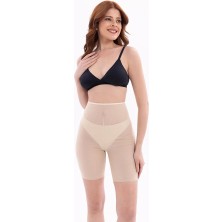 Red Womans Ten Mı Emay 2705 Lazer Tül Toparlayıcı Paçalı Boxer Hayalet Korse