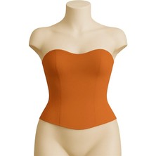 Red Womans Turuncu Mı Emay 9155 Terletici Korse Büstiyer