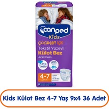 Canped Kids Külot Bez 4-7 Yaş 9x4 36 Adet
