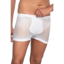 Red Womans Beyaz Mı Emay 2106 Fileli Soft Erkek Boxer