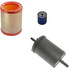 Sardes Filtre Seti Peugeot 306 1.6 Benzinli 89 Beygir 3lü Hava + Yağ F. + Yakıt Filtre