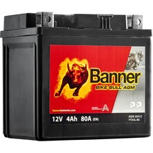Banner Bike Bull Agm 50412 YTX5L-BS 12 V 4 Ah 0