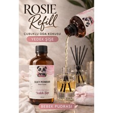 Rosie Silky Powder Çubuklu Oda Kokusu Yedek Şişe 250 ml – Pudramsı Ortam Kokusu, Reed Diffuser, Refill