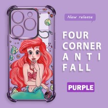 Ucuc Infinix Smart 8/8 Pro Uyumlu Şeffaf Dört Köşe Kaplama Parlak Kenar Silikon Kılıf
