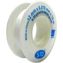 Std Teflon Bant, 12MM x 0.076MM, 10 M, 0.3 G