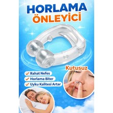 MixmioLife 1 Adet Horlama Önleyici Silikon Burun Aparatı Kutusuz Nefes Açıcı, Uyku Destekli, Tekrar Kullanılabilir Medikal Silikon