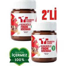 Trabzon Tarım Kakaolu Fındık Kreması (%13 Fındık) 320G x 2 Adet
