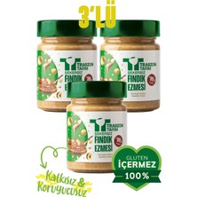 Trabzon Tarım Şekersiz %99.9 Fındık Ezmesi  300G x 3 Adet