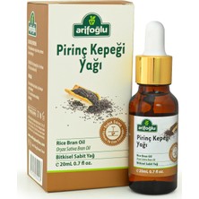 Arifoğlu 20 ml Pirinç Kepeği Yağı Besleyici Etkisiyle Cilt Rengi Açıcı Yağ