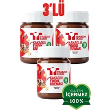 Trabzon Tarım Kakaolu Fındık Kreması (%13 Fındık)  320G x 3 Adet