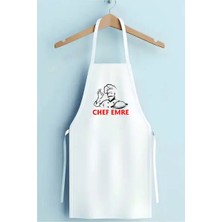Afmat Atölye "chef Emre" Kişiye Özel Baskılı Mutfak Önlüğü