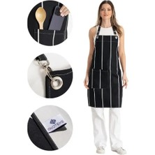 Enoteks Cepli Unisex Mutfak Önlüğü Çizgili