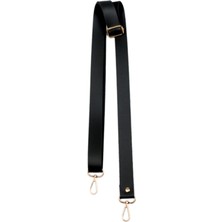 Aklar Çanta Aklar Kadın Suni Deri Çanta Askısı Siyah 140 cm Uzunluk 2.5 cm Genişlik Ayarlanabilir Desensiz