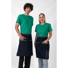 Pergamon Model Yarım Önlük Lacivert Antrasit