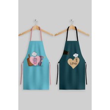 Ays Home Cook With Love 2'li Mutfak Önlüğü Seti