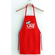 Afmat Atölye "chef Mehmet" Kişiye Özel Baskılı Mutfak Önlüğü