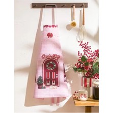 LC Waikiki Lcw Home Karışık Yılbaşı Temalı Mutfak Önlüğü