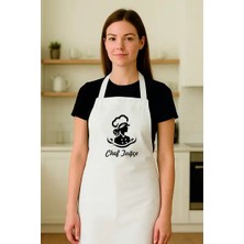 Afmat Atölye Kişiye Özel “chef Tuğçe” Yazılı Kadın Şef Mutfak Önlüğü – Beyaz Kadın Şef Önlüğü