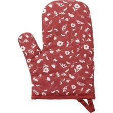 Tezpazar Inamarıa Fırın Eldiveni Kırmızı 26 cm Içi Keçeli I.k:e.a