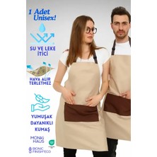 Monki Haus Cafe, Barista, Kuaför, Mutfak, Chef, Şef, Ressam ve Çiçekçi Önlükleri Leke Tutmaz Siyah Önlük