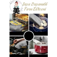 Modo Di Bellezza Yanmaz ve Isıya Dayanıklı Fırın Eldiveni Çok Amaçlı Fırın Eldiveni 1 Adet