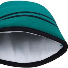 Homaks Yeşil Çuha Siyah Bantlı Mutfak Fırın Eldiveni