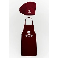Tasarım Trend Chef Yazı ve Chef Şapka Tasarım Mantar Bone & Mutfak Önlüğü Avantaj Paket