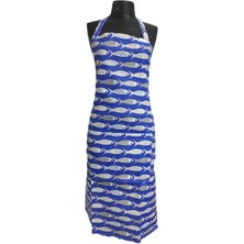 Sevilya Zenica Mutfak Önlüğü Modeli-Balıklar Mavi