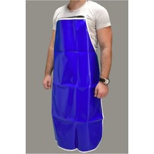 Behçetin Tekstil Pvc Su Geçirmez Bay Bayan Mutfak Kasap Iş Işçi Önlük Mavi