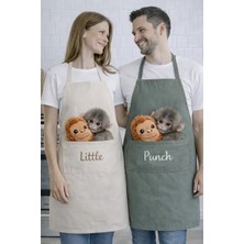 Ays Home Punch Maymun ve Orangutan Mutfak Önlüğü Seti