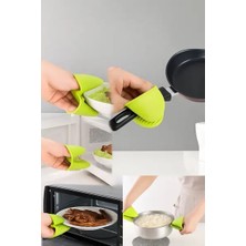 Mg Home Aksan Avm 2.li Silikon Tutucak Fırın Tutacağı Isıya Dayanıklı Tepsi Tutucu Fırın Eldiveni ( 1 Set )