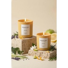 Le Jardin Rosemary Lemon Kokulu 2'li Mum Seti Sarı 120 gr - 200 gr