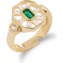 Spossy Silver Jewelry Sekizgen Yüzük