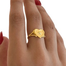 Spossy Silver Jewelry Kalp Yüzük