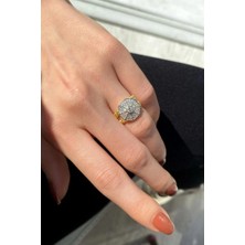 Spossy Silver Jewelry Sekizgen Kemerli Tasarım Serçe Parmak/eklemyüzük