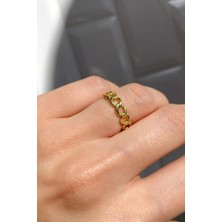 Spossy Silver Jewelry Zincir Yüzük